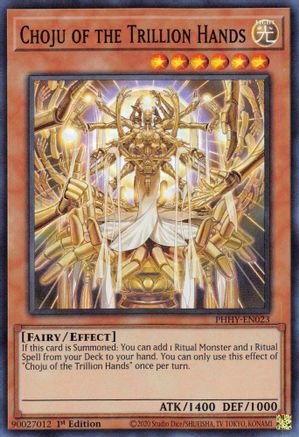 Choju of the Trillion Hands [PHHY-EN023] Super Rare - Trinity Hobby