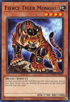 Fierce Tiger Monghu [PHHY-EN024] Common - Trinity Hobby