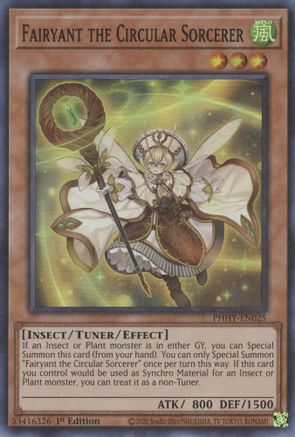 Fairyant the Circular Sorcerer [PHHY-EN025] Super Rare - Trinity Hobby