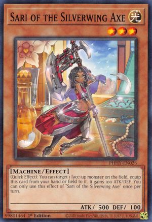 Sari of the Silverwing Axe [PHHY-EN026] Common - Trinity Hobby
