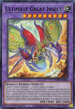 Ultimate Great Insect [PHHY-EN035] Super Rare - Trinity Hobby