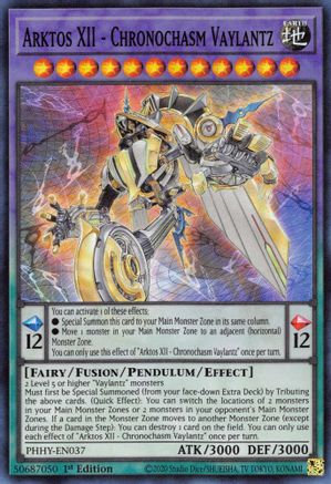 Arktos XII - Chronochasm Vaylantz [PHHY-EN037] Super Rare - Trinity Hobby