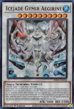 Icejade Gymir Aegirine [PHHY-EN038] Ultra Rare - Trinity Hobby