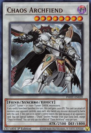 Chaos Archfiend [PHHY-EN039] Ultra Rare - Trinity Hobby