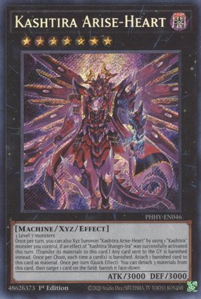 Kashtira Arise-Heart [PHHY-EN046] Secret Rare - Trinity Hobby