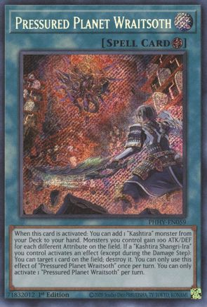 Pressured Planet Wraitsoth [PHHY-EN059] Secret Rare - Trinity Hobby