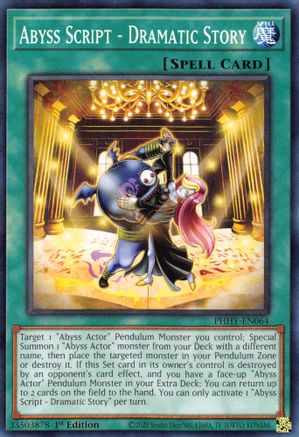 Abyss Script - Dramatic Story [PHHY-EN064] Common - Trinity Hobby