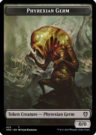Phyrexian Germ Token (ONC-023) - [Commander: Phyrexia: All Will Be One] - Trinity Hobby