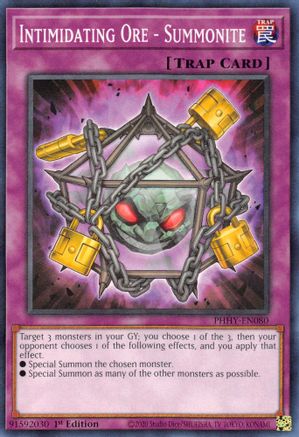 Intimidating Ore - Summonite [PHHY-EN080] Common - Trinity Hobby