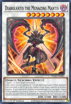 Diabolantis the Menacing Mantis [PHHY-EN083] Common - Trinity Hobby