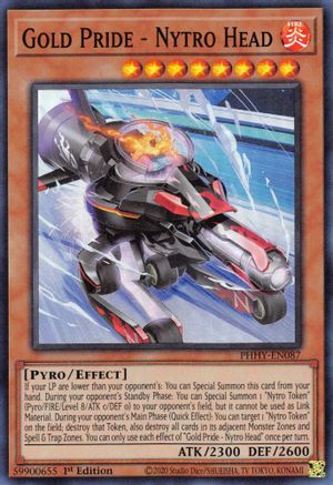 Gold Pride - Nytro Head [PHHY-EN087] Super Rare - Trinity Hobby