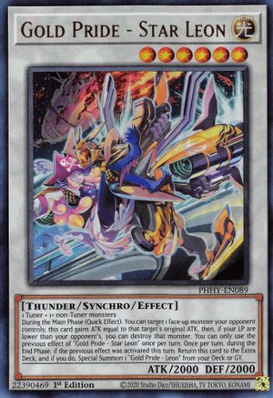Gold Pride - Star Leon [PHHY-EN089] Ultra Rare - Trinity Hobby