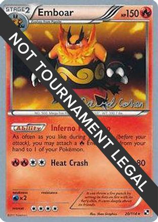 Emboar (20/114) (Twinboar - David Cohen) [World Championships 2011] - Trinity Hobby