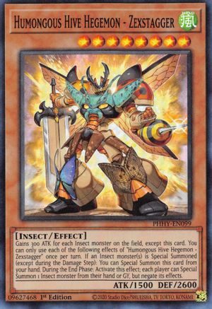 Humongous Hive Hegemon - Zexstagger [PHHY-EN099] Super Rare - Trinity Hobby