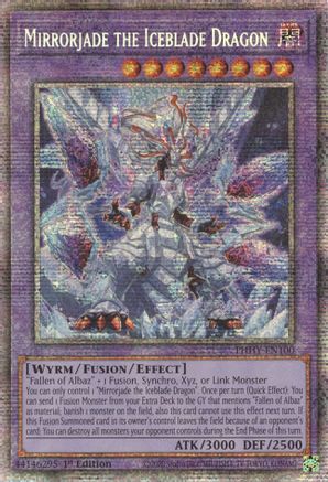 Mirrorjade the Iceblade Dragon [PHHY-EN100] Starlight Rare - Trinity Hobby