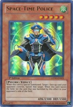 Space-Time Police [GENF-EN023] Ultra Rare - Trinity Hobby