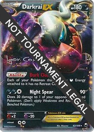 Darkrai EX (63/108) (Pesadelo Prism - Igor Costa) [World Championships 2012] - Trinity Hobby
