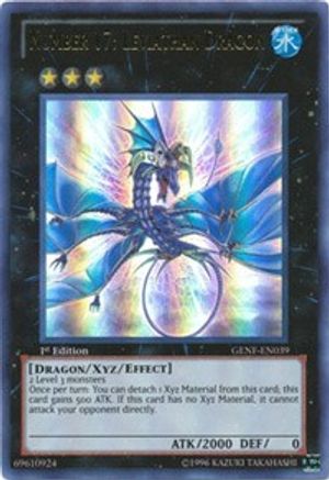 Number 17: Leviathan Dragon [GENF-EN039] Ultra Rare - Trinity Hobby