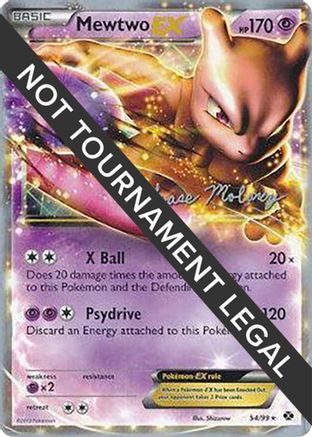 Mewtwo EX (54/99) (Eeltwo - Chase Moloney) [World Championships 2012] - Trinity Hobby