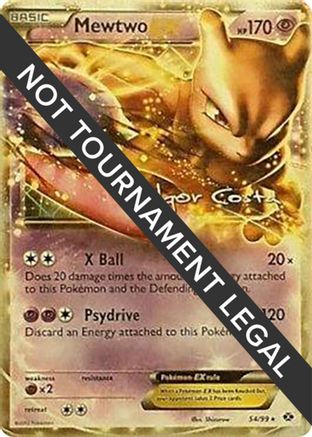 Mewtwo EX (54/99) (Pesadelo Prism - Igor Costa) [World Championships 2012] - Trinity Hobby