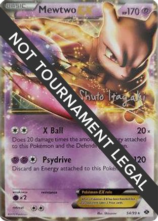 Mewtwo EX (54/99) (Terraki-Mewtwo - Shuto Itagaki) [World Championships 2012] - Trinity Hobby