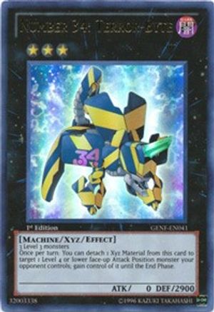Number 34: Terror-Byte [GENF-EN041] Ultra Rare - Trinity Hobby