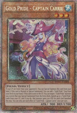 Gold Pride - Captain Carrie [PHHY-EN088] Starlight Rare - Trinity Hobby