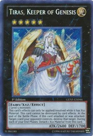 Tiras, Keeper of Genesis [GENF-EN044] Secret Rare - Trinity Hobby