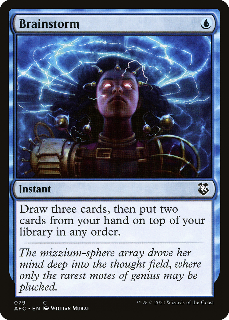 Brainstorm [Dungeons & Dragons: Adventures in the Forgotten Realms Commander] - Trinity Hobby