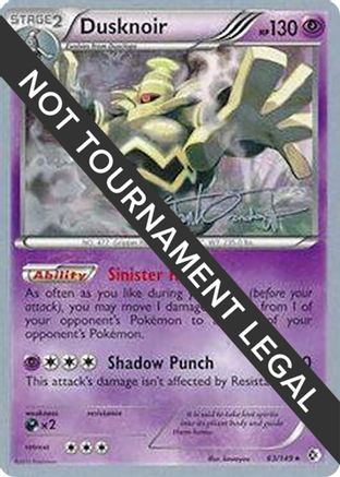 Dusknoir (63/149) (Trevgor - Trent Orndorff) [World Championships 2014] - Trinity Hobby