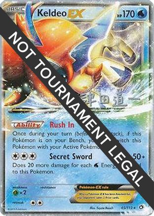 Keldeo EX (45/113) (Crazy Punch - Michikazu Tsuda) [World Championships 2014] - Trinity Hobby