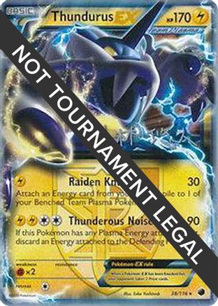 Thundurus EX (38/116) (Plasma Power - Haruto Kobayashi) [World Championships 2014] - Trinity Hobby