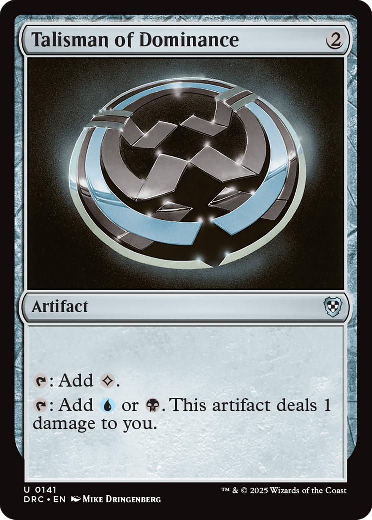 Talisman of Dominance [Aetherdrift Commander] - Trinity Hobby