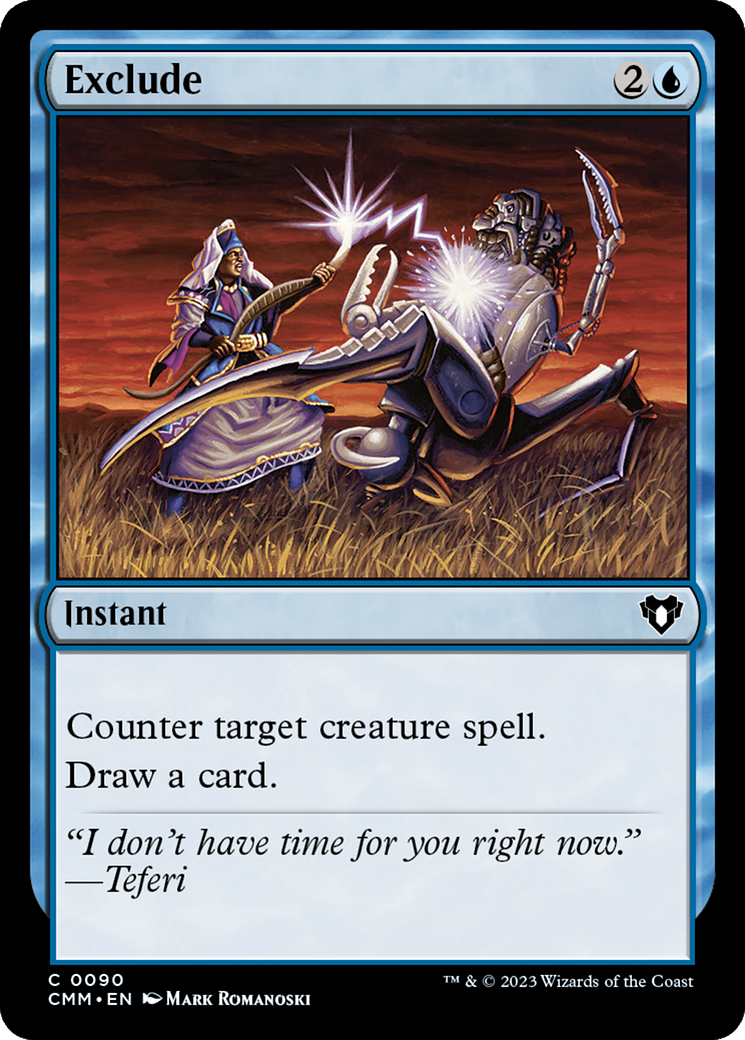 Exclude [Commander Masters] - Trinity Hobby
