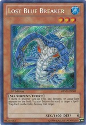 Lost Blue Breaker [GENF-EN083] Secret Rare - Trinity Hobby
