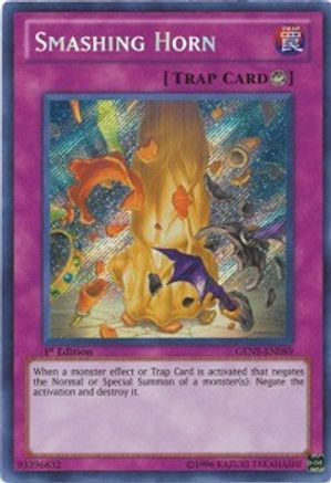 Smashing Horn [GENF-EN089] Secret Rare - Trinity Hobby