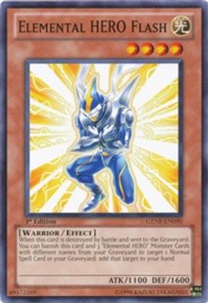 Elemental Hero Flash [GENF-EN090] Common - Trinity Hobby