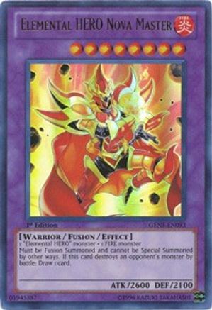 Elemental Hero Nova Master [GENF-EN093] Ultra Rare - Trinity Hobby