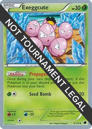 Exeggcute (4/116) (HonorStoise - Jacob Van Wagner) [World Championships 2015] - Trinity Hobby