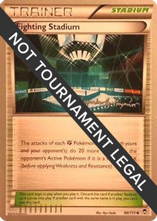 Fighting Stadium (90/111) (Primal Groudon - Alejandro Ng-Guzman) [World Championships 2015] - Trinity Hobby