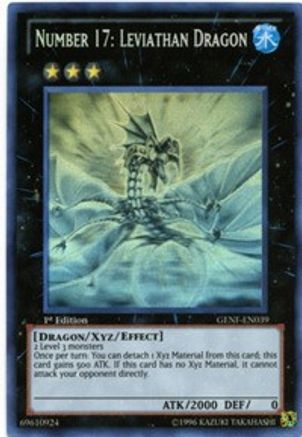 Number 17: Leviathan Dragon [GENF-EN039] Ghost Rare - Trinity Hobby