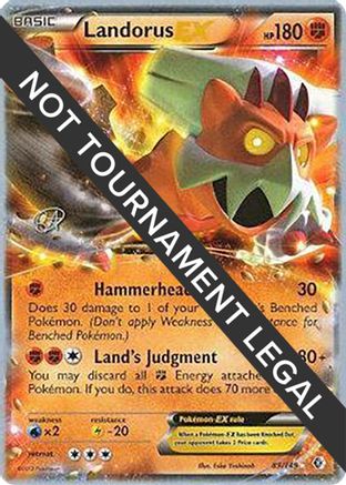 Landorus EX (89/149) (The Flying Hammer - Rowan Stavenow) [World Championships 2015] - Trinity Hobby