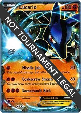 Lucario EX (54/111) (The Flying Hammer - Rowan Stavenow) [World Championships 2015] - Trinity Hobby