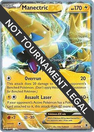 Manectric EX (23/119) (Punches 'n' Bites - Patrick Martinez) [World Championships 2015] - Trinity Hobby