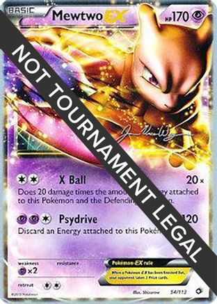 Mewtwo EX (54/113) (HonorStoise - Jacob Van Wagner) [World Championships 2015] - Trinity Hobby