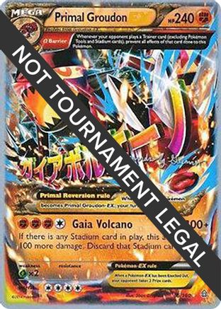 Primal Groudon EX (86/160) (Primal Groudon - Alejandro Ng-Guzman) [World Championships 2015] - Trinity Hobby