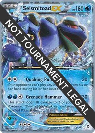 Seismitoad EX (20/111) (Punches 'n' Bites - Patrick Martinez) [World Championships 2015] - Trinity Hobby