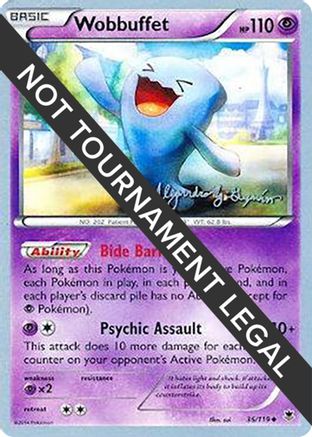 Wobbuffet (36/119) (Primal Groudon - Alejandro Ng-Guzman) [World Championships 2015] - Trinity Hobby
