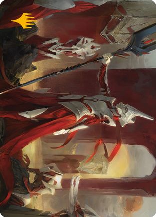 Porcelain Zealot Art Card (Gold-Stamped Signature)  (ASONE-008) - [Art Series: Phyrexia: All Will Be One]