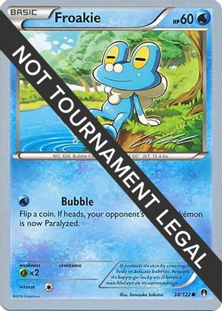 Froakie (38/122) (Ninja Blitz - Cody Walinski) [World Championships 2016] - Trinity Hobby